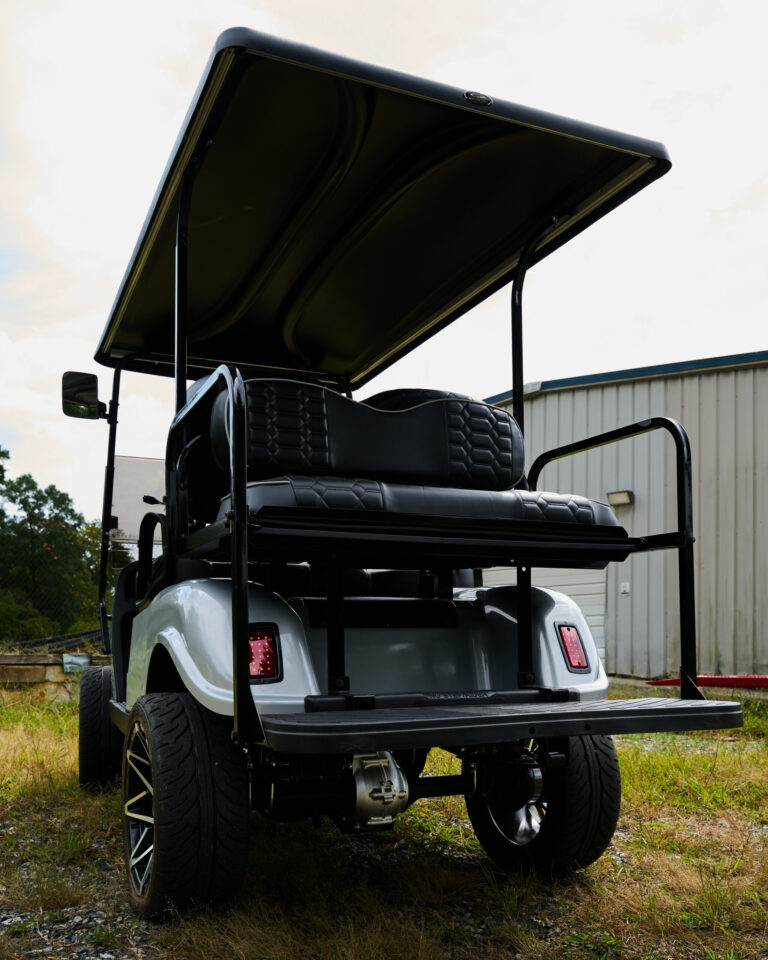 2019 EZGO TXT - Gas EFI, Silver, Lifted