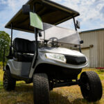 2019 EZGO TXT - Gas EFI, Silver, Lifted