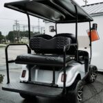 2019 EZGO TXT - Gas EFI, Silver, Lifted