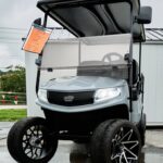 2019 EZGO TXT - Gas EFI, Silver, Lifted