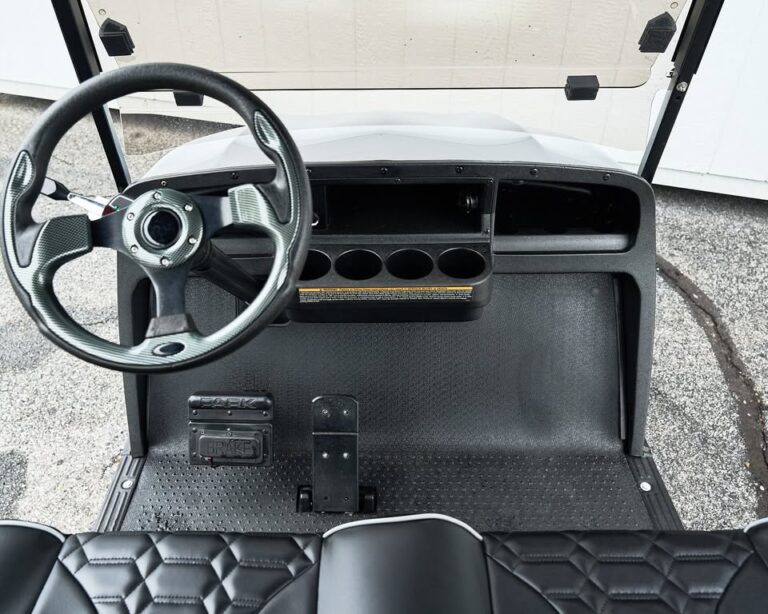 2019 EZGO TXT - Gas EFI, Silver, Lifted