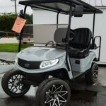2019 EZGO TXT - Gas EFI, Silver, Lifted