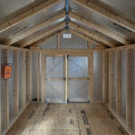 10x12 Utility Shed with accent doors