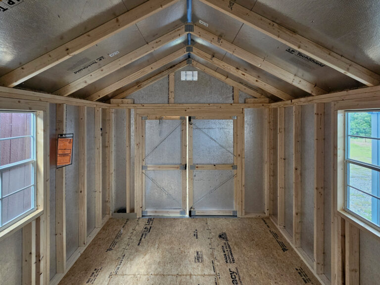 10x12 Utility Shed with accent doors