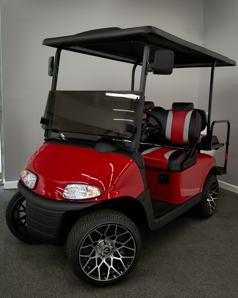 2020 EzGo RXV - Red, Double Lithium
