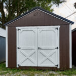 10x12 Utility Shed with accent doors